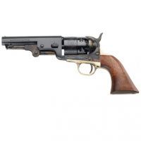 Pietta 1851 Navy Yank Sheriff Handgun 44 Cal 4.88" Blued Octagonal Steel Barrel with Walnut Grip - PF51CH44512