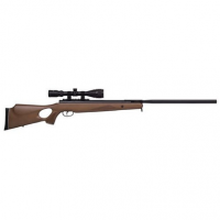 Benjamin BT725WNP Trail XL 725 .25 Pellet Black Fixed Thumbhole Hardwood Stock 3-9x40mm AO