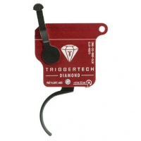 TriggerTech R70SRB02TNC Diamond Without Bolt Release Remington 700 Black Single-Stage Traditional Curved 0.30-2 lbs Right