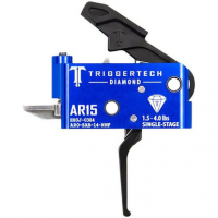 TriggerTech AR0SAB14NNF Diamond Flat Single-Stage 1.5-4.0 lbs Adjustable for AR-15