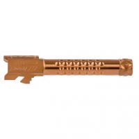 ZEV BBL19OPTTHBRZ Optimized Match 9mm Luger compatible Glock 19 Gen 1-4 Bronze Threaded