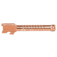 ZEV BBL17OPTTHBRZ Optimized Match 9mm Luger compatible with Glock 17 Gen 1-4 Bronze Threaded