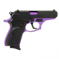 Bersa T380PRP8 Thunder 380 380 ACP 3.50" 8+1 Purple Cerakote Black Steel Slide Checkered Black Polymer Grip