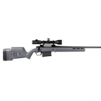 Magpul MAG483-GRY Hunter 700 Long Action Remington 700 Stock Reinforced Polymer/Anodized Aluminum Gray M-LOK Slots