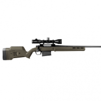 Magpul Hunter 700 Stock Fixed with Aluminum Bedding & Adjustable Comb - OD Green Synthetic for Remington 700 LA - MAG483-ODG