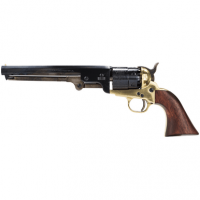 Traditions FR18511 1851 Colt Navy Break Open 44 Cal #11 Percussion 7.37" 6rd Brass Frame Blued Barrel & Cylinder Walnut Grip