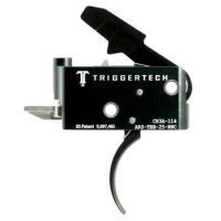 TriggerTech AROTBB25NNC Adaptable Primary AR Black Two-Stage Traditional Curved 2.50-5.00 lbs Right