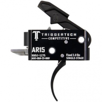 TriggerTech AR0SBB33NNP Competitive Pro Curved Single-Stage 3 lbs Fixed for AR-15