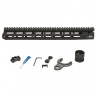 BCM MCMR15556BLK BCMGunfighter MCMR AR-15 Black Hardcoat Anodized Aluminum 15" M-LOK