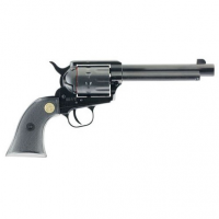 Chiappa Firearms CF340160D SAA 1873 Medium Frame 22 LR/22 WMR 10 Shot, 5.50" Blued Steel Barrel, Blued Steel Frame, Blued Cylinder, Black Polymer Grip, Exposed Hammer