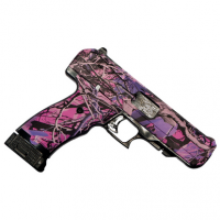 Hi-Point JCP .40 S&W - 10+1, 4.50" Black Steel Barrel, Hydro-Dipped Pink Camo Serrated Steel Slide, Pink Camo Polymer Frame with Picatinny Rail & Grip - 34010PI