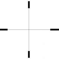 RUDOLPH OPTICS HUNTER HD - H2 3X9X40 25MM TUBE WITH D1 RETICLE