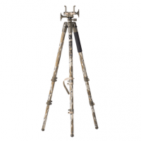 Bog-Pod Camo DeathGrip Fieldpod Tripod with Mossy Oak Bottomland, Aluminum Finish, Steel Feet, 360 Degree Pan, Integrated Bubble Level & Lever-Leg Locks - 1164398