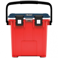 Pelican 20Q5REDBLUWHT Personal Cooler Elite Red/White/Blue Polypropylene 20 QT