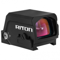 Riton Optics 1 TACTIX EED - Black, 1x21.0mm x 15.8mm Objective, 1 MOA Illuminated Red Dot Reticle - 1TEED23