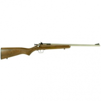 Crickett KSA3238 Crickett 22 LR 1rd 16.13" Blued Receiver Stainless Barrel Walnut Stock Right Hand (Youth)