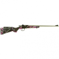 Crickett KSA2167 Crickett 22 LR 1rd 16.13" Stainless Steel Muddy Girl Synthetic Stock Right Hand (Youth)