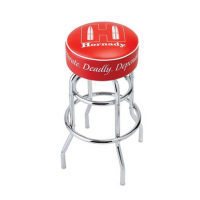 Hornady 99103 Reloading Bench Stool Chrome/Red Chromed Steel/ Vinyl