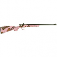 Crickett KSA2161 Crickett 22 LR 1rd 16.13" Blued Mossy Oak Pink Blaze Synthetic Stock Right Hand (Youth)