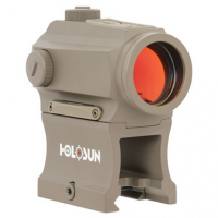 Holosun HS403B-FDE 1x 20mm 2 MOA Red Dot Reticle, Flat Dark Earth - HS403BFDE