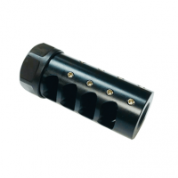 American Precision Arms G3L5830N Gen 3 Little Bastard Self Timing Brake Black Nitride Stainless Steel with 5/8"-24 tpi Threads, 2.55" OAL & 1" Diameter for 30 Cal Rifle