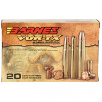 Barnes Bullets 22022 VOR-TX Safari 458 Win Mag 450 gr TSX Flat Base 20 Bx/ 10 Cs