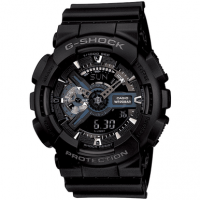 G-shock GA1101BCR G-Shock Tactical Black Stainless Steel Bezel 145-215mm