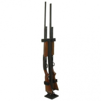 Rugged Gear 10082 Floor Mount Gun Rack 2 Rifle/Shotgun Black