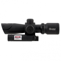 Firefield FF13063 Barrage w/Green Laser Matte Black 1.5-5x32mm Illuminated Red/Green Mil-Dot Reticle/Green Laser