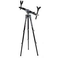 Bog-Pod 1100473 Fieldpod Max Tripod with Black Finish, Spike Feet, Carry Strap, Bubble Level, Independent Leg Adjustment & 20-48" Vertical Adjustment