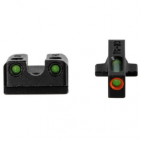 Truglo TG13SG4PC TFX Pro Sig Sauer P365 U-Notch Green Tritium w/Orange Outline Front Green Rear