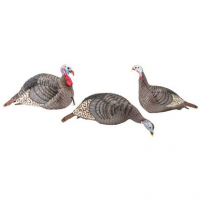 Hunters Specialties 100006 Strut-Lite Flock Turkey Decoy 3 Pack