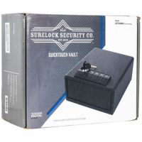 Surelock Security 3418946 QuickTouch 200 Digital Keypad/Key Entry Matte Black Steel Holds 1 Handgun 5.12"H x 9.88"W x 11.42"D