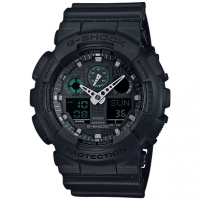 G-shock GA100MB1ACR G-Shock Tactical Black Stainless Steel Bezel 145-215mm