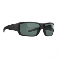 Magpul MAG1132-1-001-1900 Ascent Eyewear Polarized, Scratch Resistant Gray Green Lens with Black Wraparound Frame for Adults