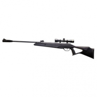 Beeman 10615GP Sportsman Gas Ram 177 Pellet 1rd Black Black Fixed Thumbhole with Pistol Grip Stock 4x32mm Scope