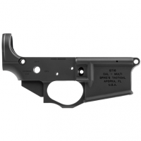 Spikes STLS033 Water Boarding Instructor Stripped Lower Receiver Multi-Caliber 7075-T6 Aluminum Black Anodized for AR-15