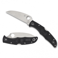 Spyderco C10FPWCBK Endura 4 Lightweight 3.78" Folding Wharncliffe Plain VG-10 Stainless Steel Blade/FRN Black Handle