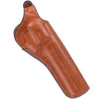 Bianchi 13099 111 Cyclone Belt Holster Size 10 OWB Open Bottom Style made of Leather with Tan Finish, Strongside/Crossdraw & Belt Loop Mount Type fits 7.5" Barrel Ruger RedHawk for Right Hand