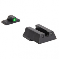 Meprolight USA 415453111 Mepro Hyper-Bright Self-Illuminated Sights Fixed Tritium Green Front & Rear Black Frame for HK 45, 45C, VP9