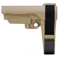 SB Tactical SBA3X02SB SBA3 X Flat Dark Earth Adjustable Synthetic AR-Platform