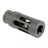 BCM GFCMOD1556 BCMGunfighter Compensator Mod 1 Black Stainless Steel with 1/2"-28 tpi Threads for 5.56x45mm NATO AR-15