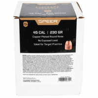 Speer Handgun 45 Cal Round Nose, 230 grain - 500 Per Box - 4714