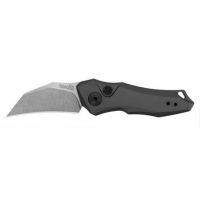 Kershaw 7350 Launch 10 1.90" Folding Hawkbill Plain Stonewash CPM 154 Blade Gray Anodized Aluminum Handle