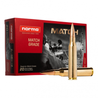 Norma Ammunition Dedicated Precision Golden Target Match 338 Lapua Mag 250 gr Hollow Point Boat Tail - 20 Rounds - 10185442