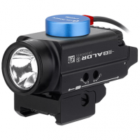 Olightstore Usa Inc BALDRSBLBK Baldr S BL Black Anodized 100/300/800 Lumens White LED Blue Laser