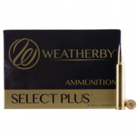 Weatherby B653127LRX Select Plus 6.5x300 Wthby Mag 127 gr LRX Boat Tail 20 Bx/