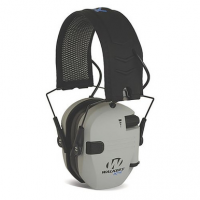 Walker's WP-XDRSEM-BT-GY Razor X-TRM Digital Muff with Bluetooth 21 dB Over the Head Polymer Gray Ear Cups with Black Headband & White Logo