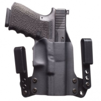 BlackPoint 101701 Mini Wing IWB S&W M&P Shield Kydex/Leather Black