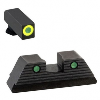 AmeriGlo GL820 Trooper Sets of Pistol Tritium Night Sights for Fits Glock 20,21,29,30,31,32,36,40,41, Green,